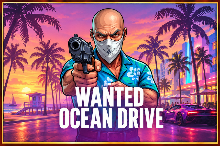 Wanted: Ocean Drive Demo Slot