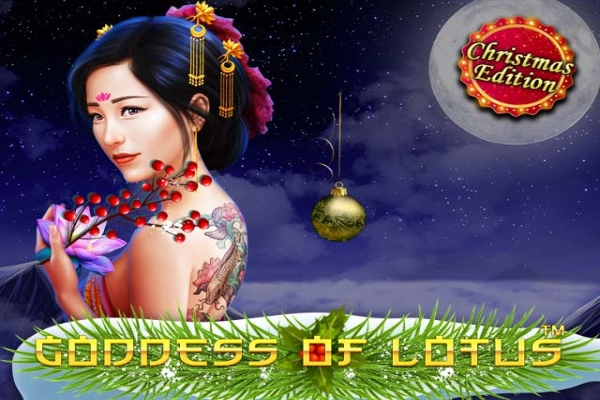 Goddess of Lotus Christmas Edition slot by Spinomenal