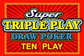 Super Triple Play Draw Poker: Ten Play Demo Slot