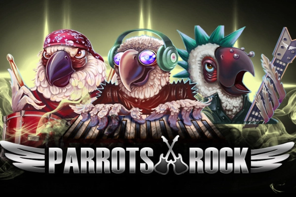 Parrots Rock slot by Spinomenal