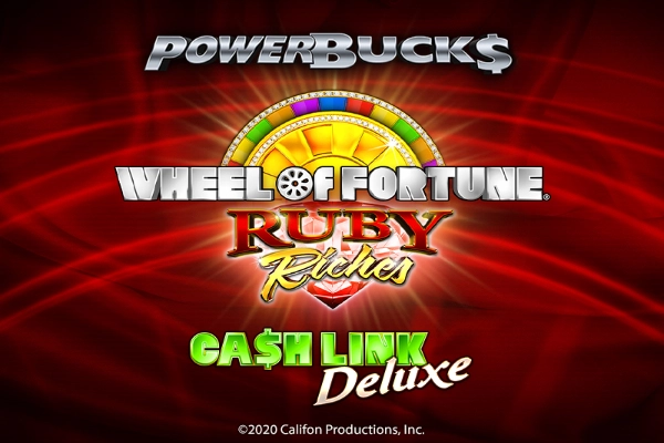 PowerBucks Wheel of Fortune Ruby Riches slot by IGT