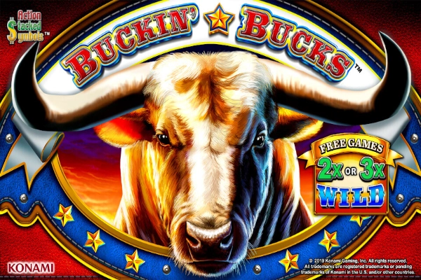 Buckin' Bucks slot by Konami