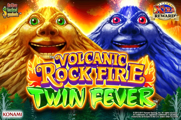 Volcanic Rock Fire Twin Fever slot by Konami