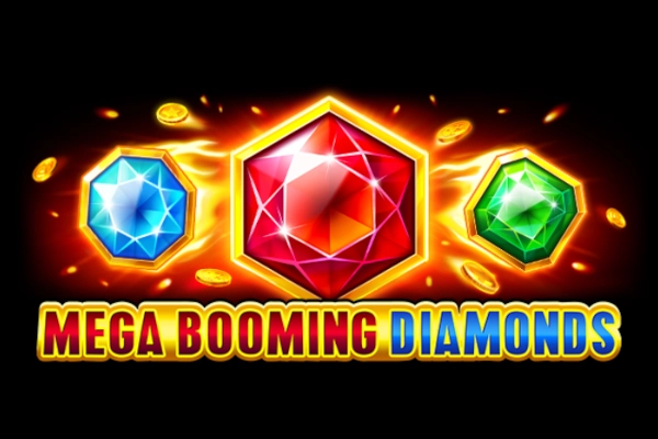 Mega Booming Diamonds slot by 1spin4win - 97.2% RTP
