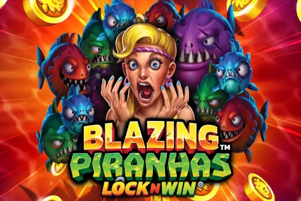 Blazing Piranhas slot by PearFiction