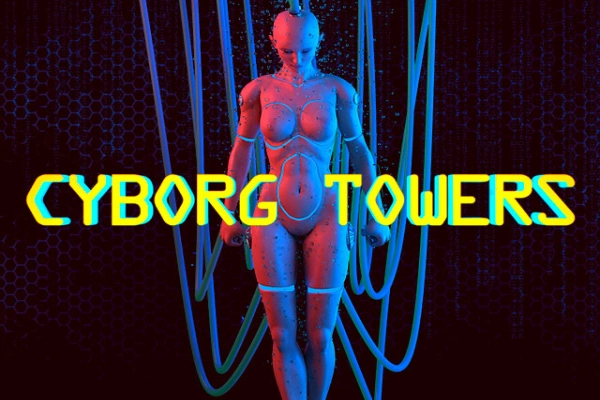 Cyborg Towers slot by Merkur