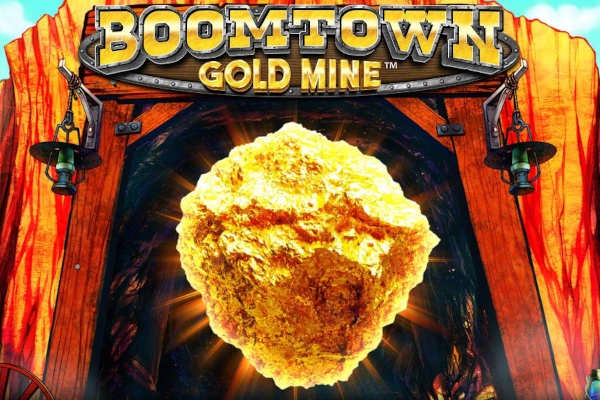 Boomtown Gold Mine slot by Konami