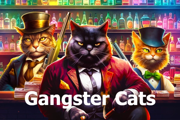 Gangster Cats slot by Five Men Gaming