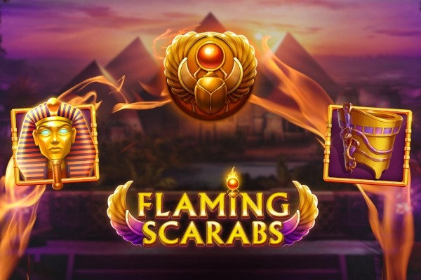 Flaming Scarabs slot by Kalamba Games