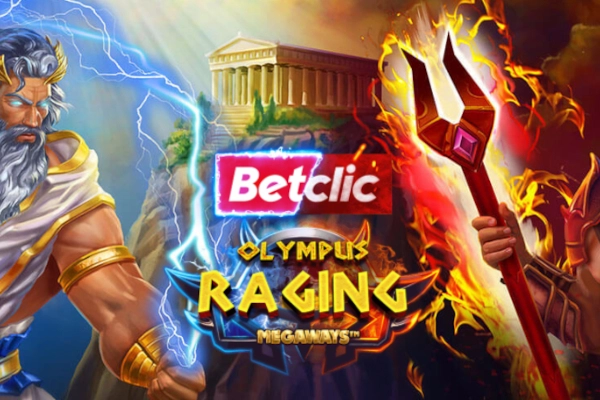 Olympus Raging Megaways Betclic slot by iSoftBet