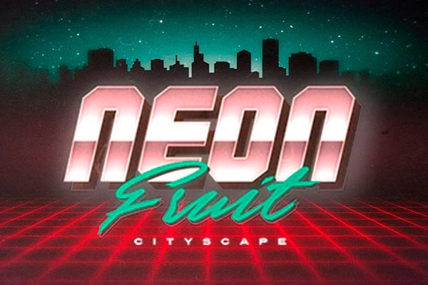 Neon Fruit Cityscape Demo Slot