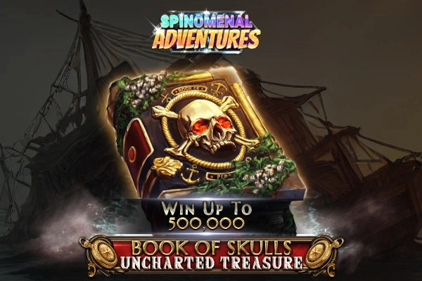 Book of Skulls Uncharted Treasure slot by Spinomenal