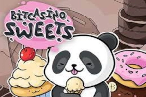 Bitcasino Sweets slot by GameArt