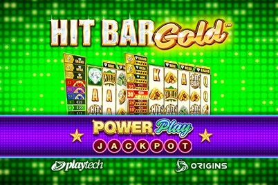 Hit Bar: Gold PowerPlay Jackpot slot by Playtech - 96% RTP