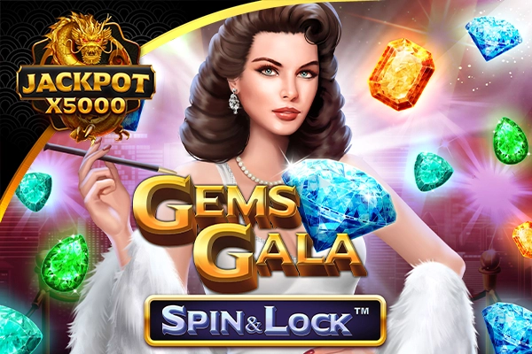 Gems Gala Spin & Lock slot by Dragon Gaming