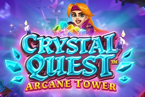 Crystal Quest Arcane Tower slot by Thunderkick