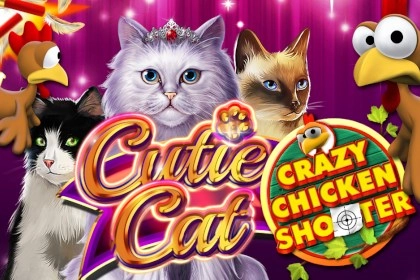 Cutie Cat Crazy Chicken Shooter slot by Gamomat