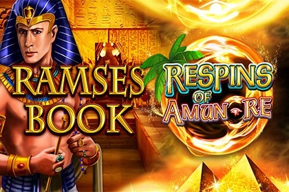 Ramses Book Respins of Amun Re slot by Gamomat