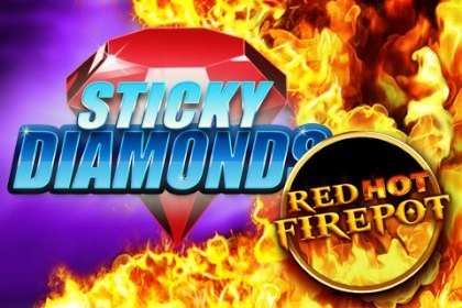 Sticky Diamonds Red Hot Firepot slot by Gamomat