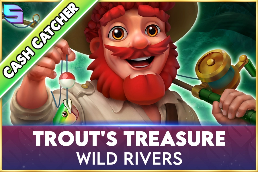 Trout's Treasure Wild Rivers slot by Spinomenal