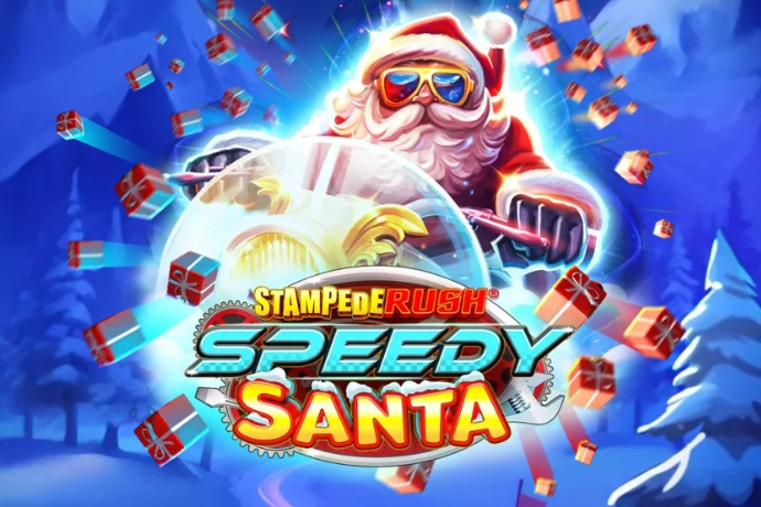 Stampede Rush Speedy Santa slot by RubyPlay