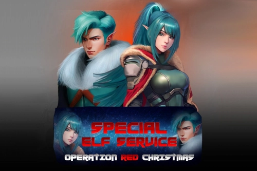 Special Elf Service: Operation Red Christmas slot by Arcadem