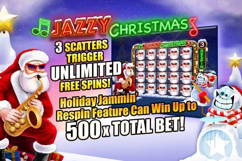 Jazzy Christmas slot by Genesis Gaming