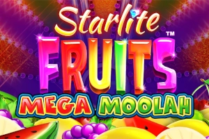 Starlite Fruits Mega Moolah slot by Neon Valley Studios