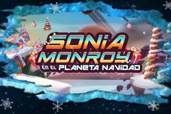 Sonia Monroy en el Planeta Navidad slot by MGA