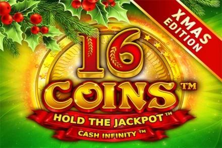 16 Coins Xmas slot by Wazdan - 96.18% RTP