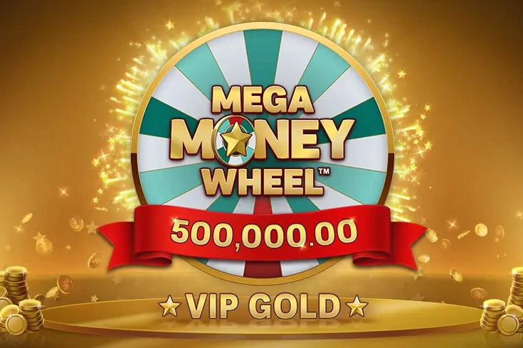 Mega Money Wheel VIP Gold slot by Buck Stakes Entertainment