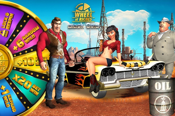 Black Gold Wheel of Riches slot by Capecod Gaming