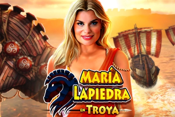Maria Lapiedra en Troya slot by MGA