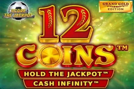 12 Coins Grand Gold Edition Score The Jackpot slot by Wazdan