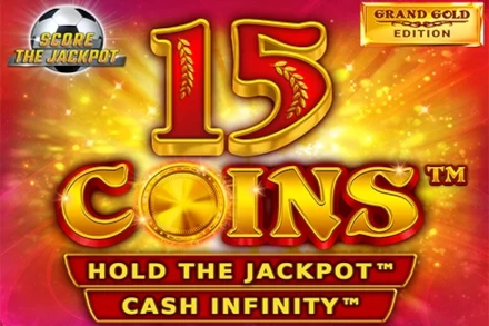 15 Coins Grand Gold Edition Score The Jackpot slot by Wazdan