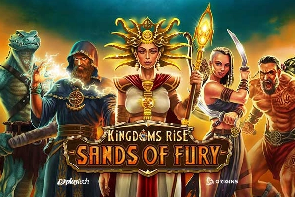 Kingdoms Rise: Sands of Fury slot by Playtech