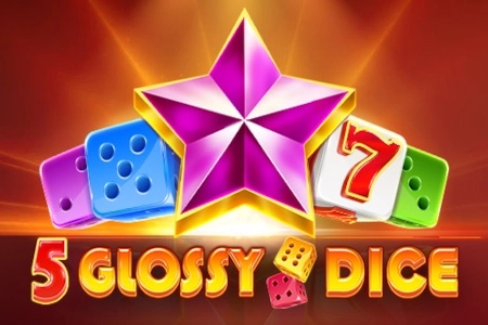 5 Glossy Dice slot by Amusnet