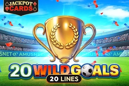 20 Wild Goals slot by Amusnet - 95.87% RTP