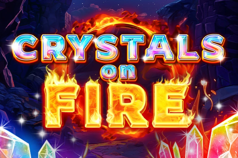 Crystals on Fire slot by Qora Games