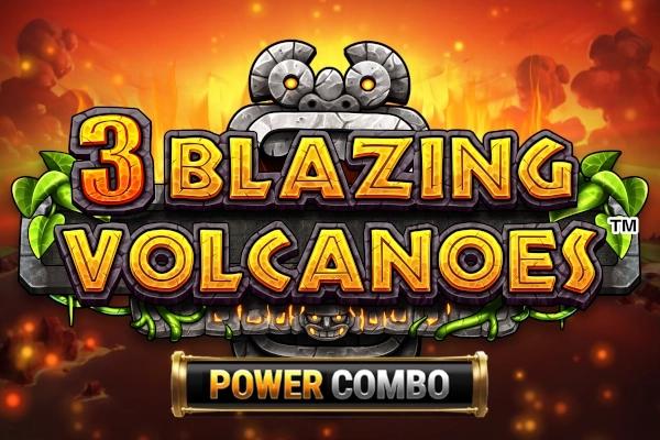 3 Blazing Volcanoes Power Combo slot by Infinity Dragon Studios