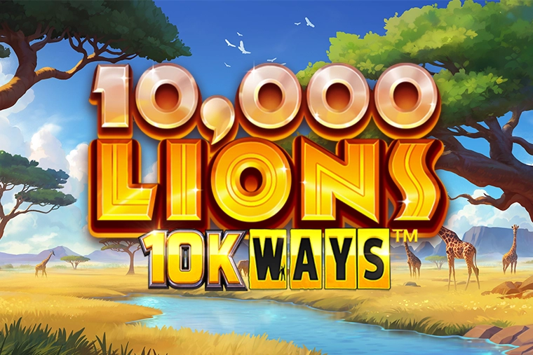 10,000 Lions 10K Ways slot by ReelPlay