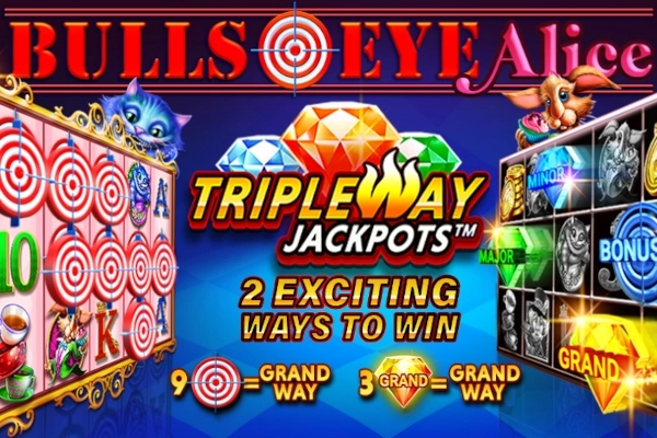 Bulls Eye Alice slot by Playtech