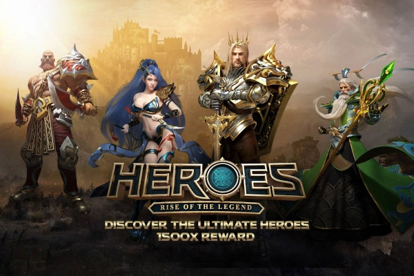 Heroes Rise of the Legend slot by Spadegaming