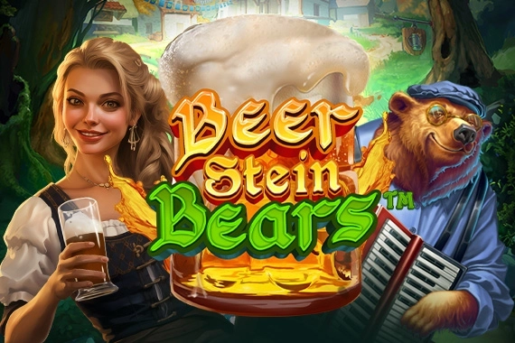 Beer Stein Bears slot by Powderkeg Studios