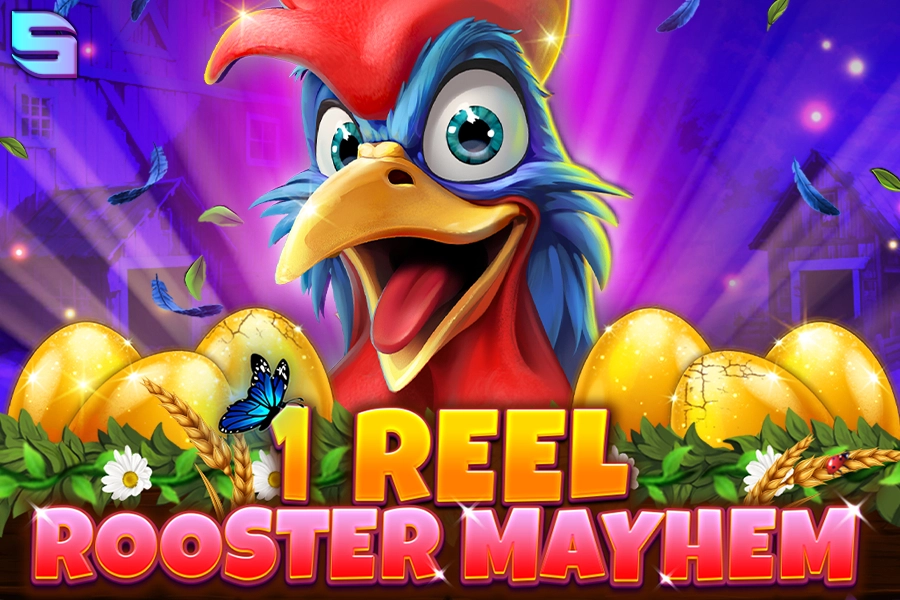 1 Reel Rooster Mayhem slot by Spinomenal - 95.42% RTP