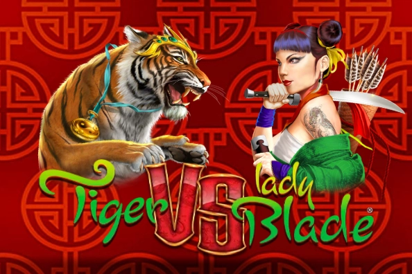 Tiger vs Lady Blade slot by Zitro