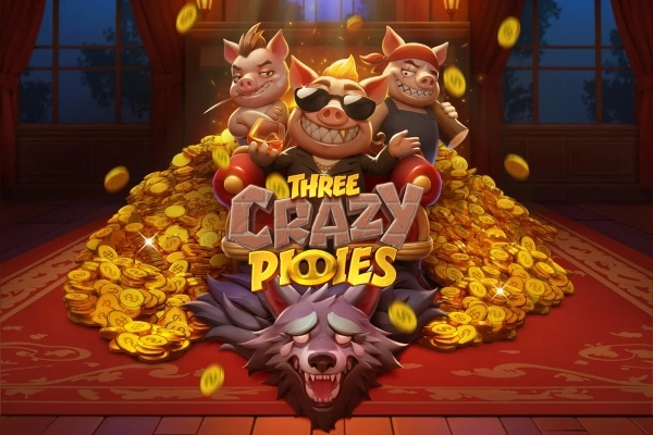 Three Crazy Piggies slot by Pocket Games Soft - 96.72% RTP