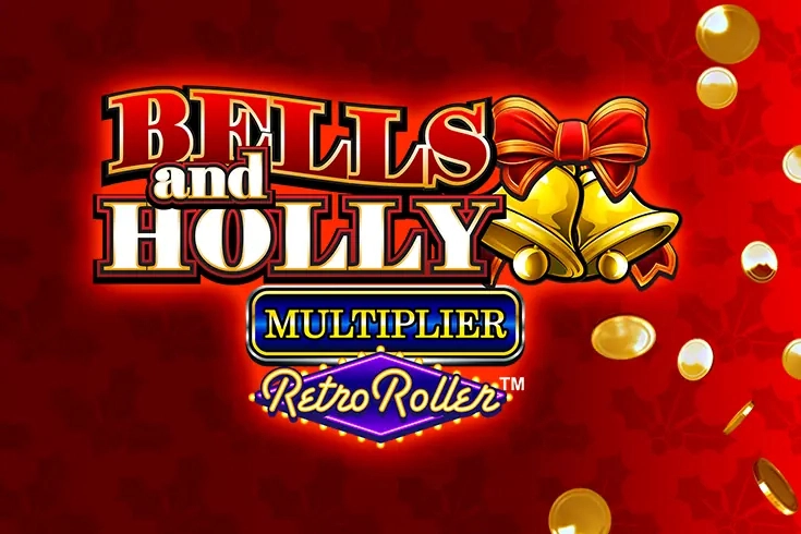 Bells and Holly Multiplier Retro Roller slot by Games Global - 96.15% RTP