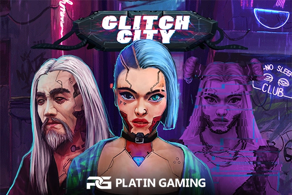 Glitch City slot by Platin Gaming