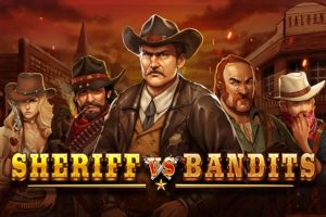 Sheriff vs Bandits slot by Dragon Gaming